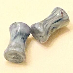 Sweet Grey Marble 4 gauge Plugs (5mm)